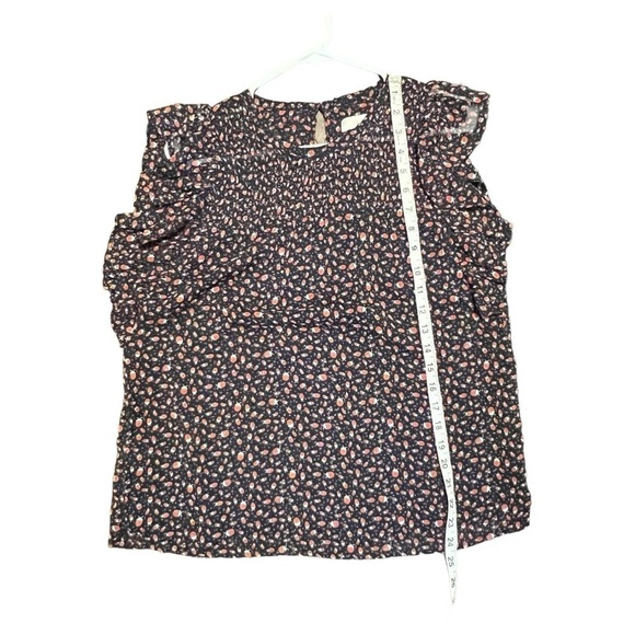 LOFT ladybug blouse size small - Picture 4 of 7